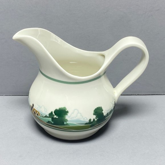 Estee Lauder Creamer Pitcher Aliage Country Winter Porcelain Collection Japan - Picture 2 of 14